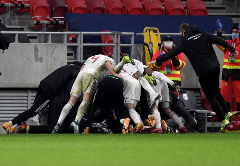 The Hungarian soccer team reached the European Championship