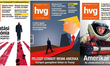 Véget ért a Trump-éra, emlékezzünk rá a HVG címlapjaival