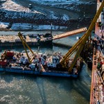 Összeért a 7200 tonnás acélszerkezetű új komáromi Duna-híd ? fotók