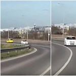 Épül a ferihegyi turbókörforgalom, itt is van az első videó, hogy szemből jön egy autós