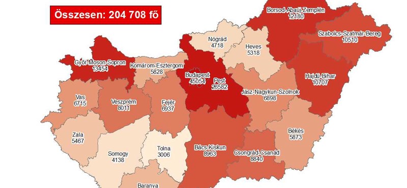 152 people infected with coronavirus died in one day