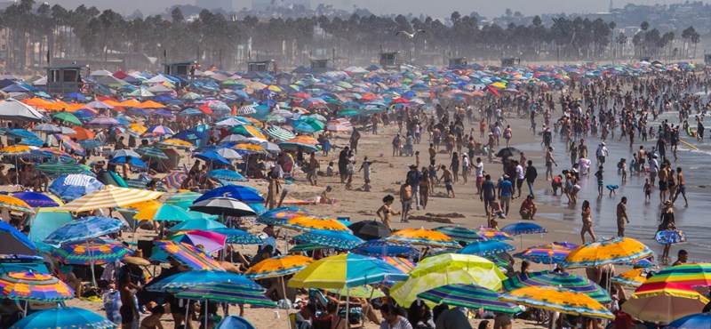 California y Nevada se están secando con un calor sofocante