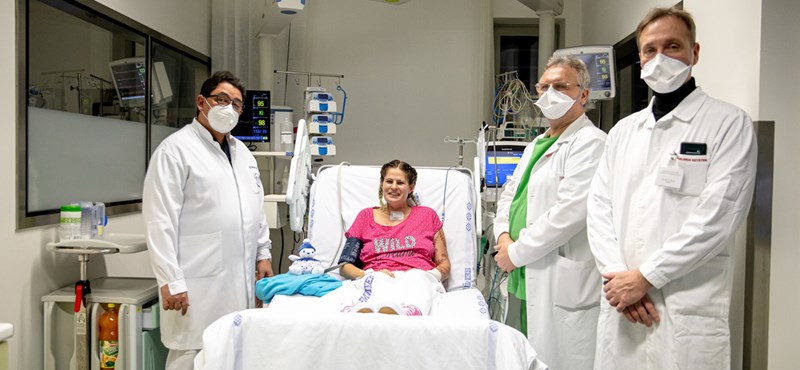 At least 20 pregnant women receive oxygen and four are on a ventilator at Semmelweis University