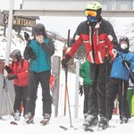 Crowds began skiing in Austria, closing several slopes