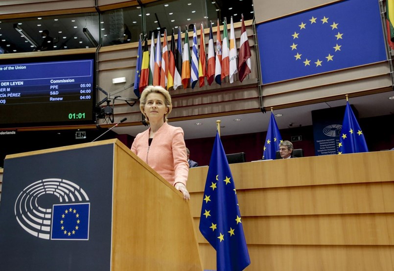 He did not mention Hungary, but Ursula von der Leyen also sent a message to Orbán